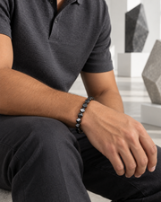 Faceted Polygon Bead Bracelet — alternative styling