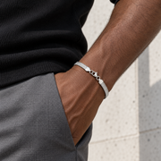 Flat Snake Link Bracelet — casual styling
