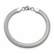 Flat Snake Link Bracelet — product view
