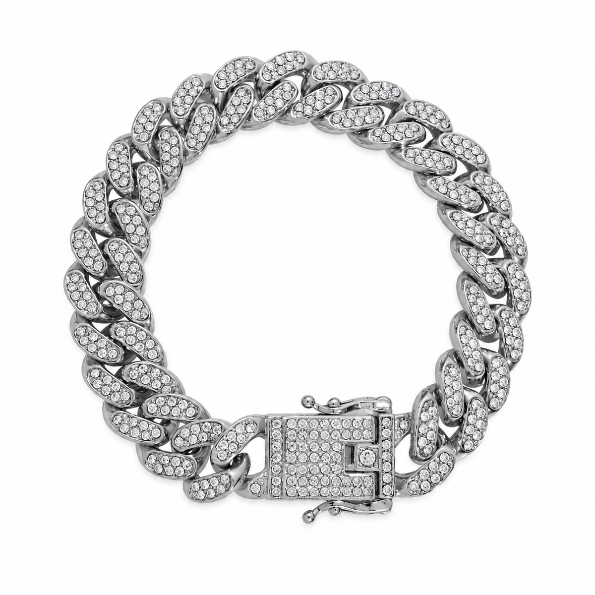 Full Pave Curb Bracelet — product view