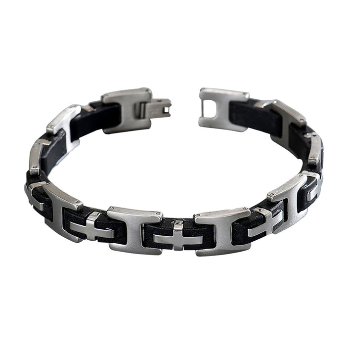 Geometric Cross Link Bracelet — product view