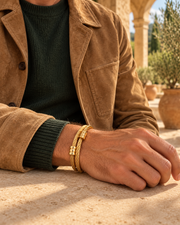 Golden Cable Cuff — alternative styling
