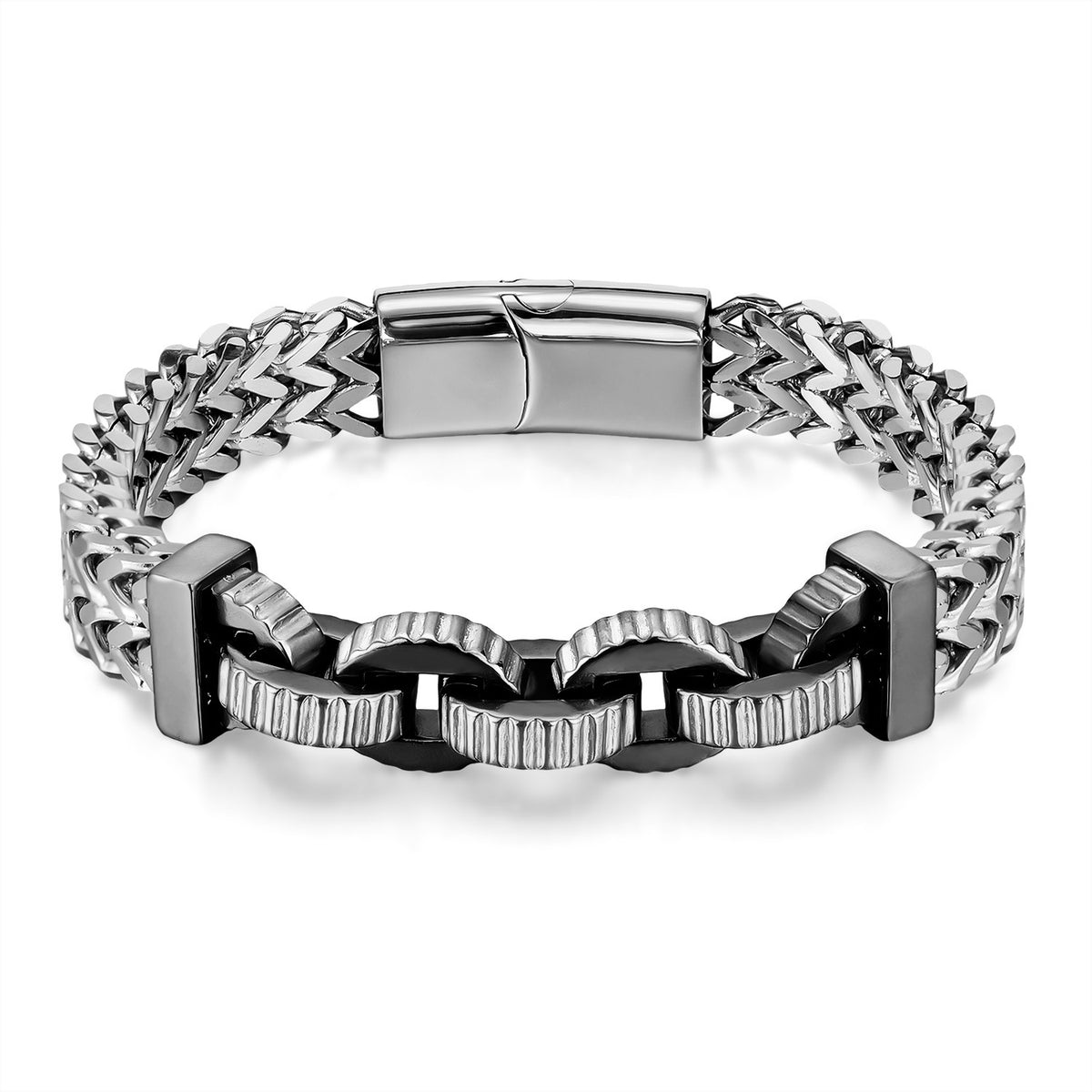 Graphite Gear Weave Bracelet