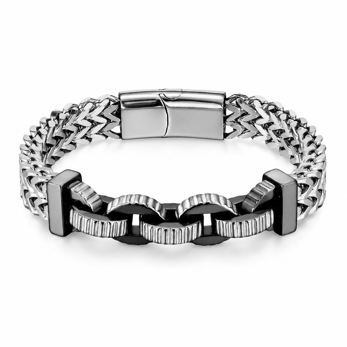 Graphite Gear Weave Bracelet — product view