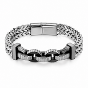 Graphite Gear Weave Bracelet — product view