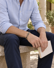 Green Twist Link Bracelet — contextual scene