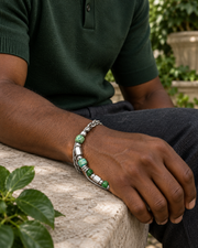Green Vine Link Bracelet — alternative styling