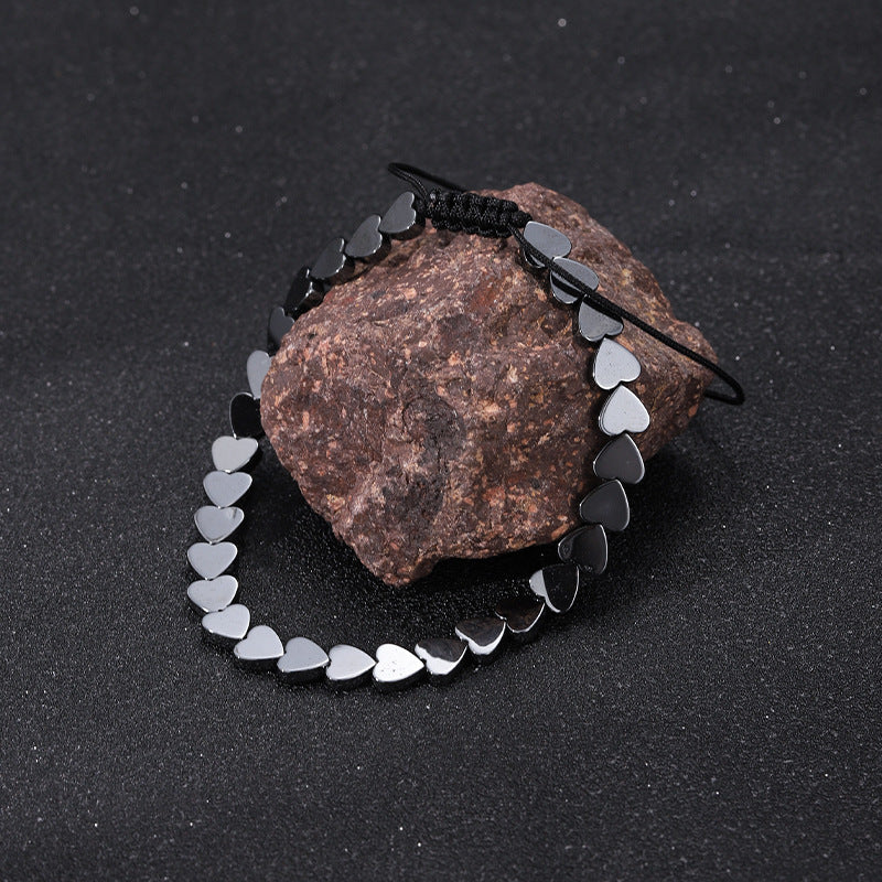 Heart Bead Cord Bracelet