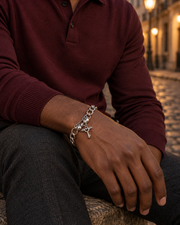 Heart Key Layer Bracelet — alternative styling