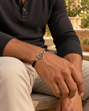 Heartbeat Braid Bracelet — styling look one