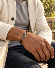 Heartbeat Braid Bracelet — alternative styling