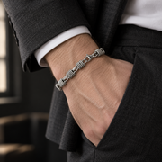 Knotted Wire Link Bracelet — tailored styling