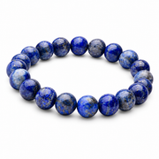 Lapis Blue Bead Bracelet — product view