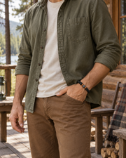 Lava and Wood Accent Bracelet — contextual scene