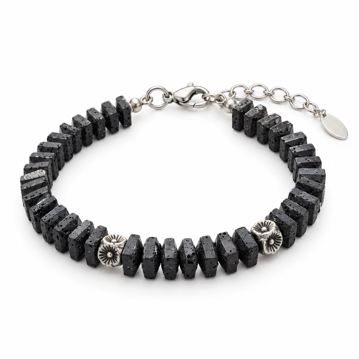Lava Disc Extension Bracelet — product view
