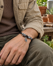 Leaf Detail Cord Bracelet — alternative styling