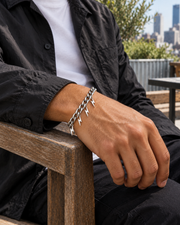 Lightning Charm Curb Bracelet — alternative styling