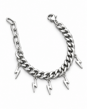 Lightning Charm Curb Bracelet — product view