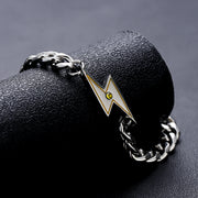 Lightning Inset Chain Bracelet — product details