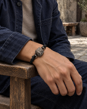 Lion Detail Cord Bracelet — alternative styling