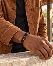 Matte Cube Accent Bracelet — styling look one