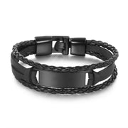 Matte Panel Braid Bracelet — product details