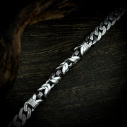 Men's Half Weave Bracelet in Sterling Silver – original product detail