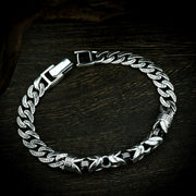 Men's Half Weave Bracelet in Sterling Silver – original product detail