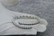 Men's Segmented Serpent Cuff Bracelet in Sterling Silver – original reverse detail