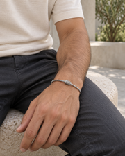 Mesh Bead Snake Bracelet — styling look one