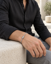 Mesh Bead Snake Bracelet — alternative styling