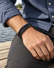 Midnight Bead Border Bracelet — styling look one