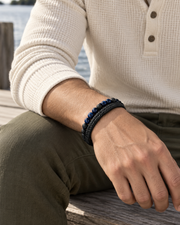 Midnight Bead Border Bracelet — alternative styling