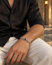 Orbit Cross Link Bracelet — styling look one