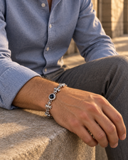 Orbit Cross Link Bracelet — alternative styling