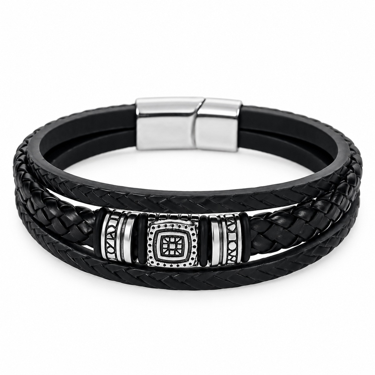 Ornament Frame Braid Bracelet — product view