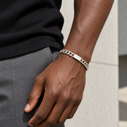 Oval ID Curb Bracelet — casual styling