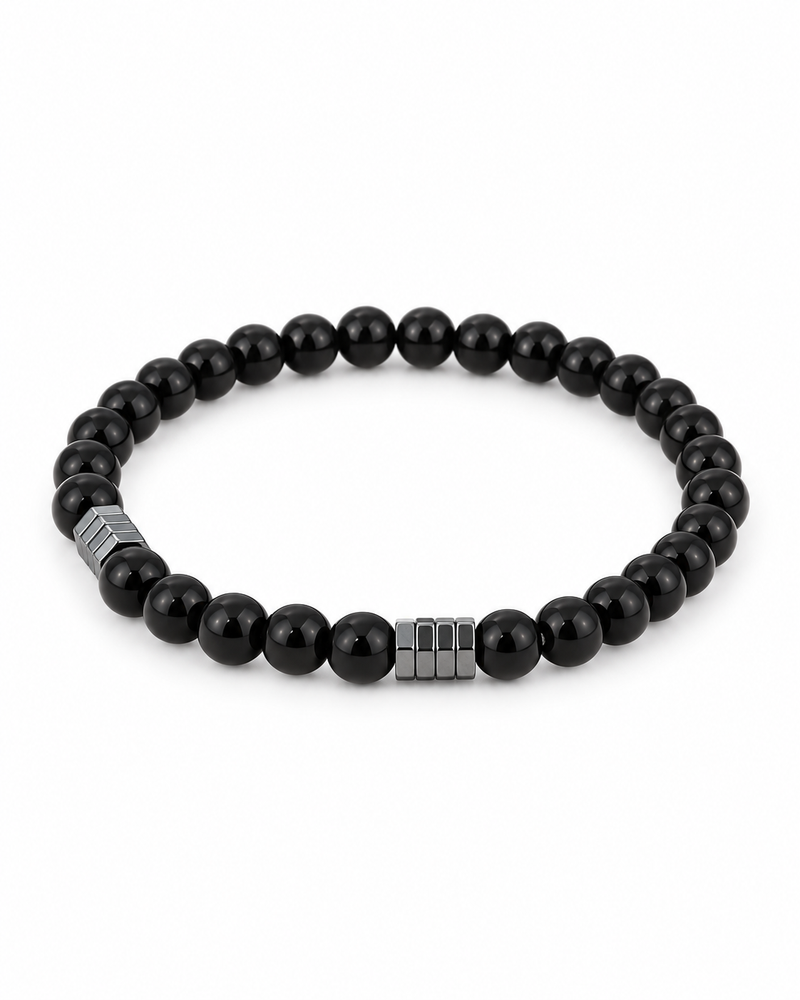 Polished Bead Block Bracelet — product view
