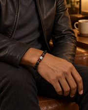 Red Accent Bead Bracelet — alternative styling