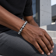 Roller Link Bracelet — casual styling