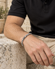 Rubble Silver Bead Bracelet — alternative styling