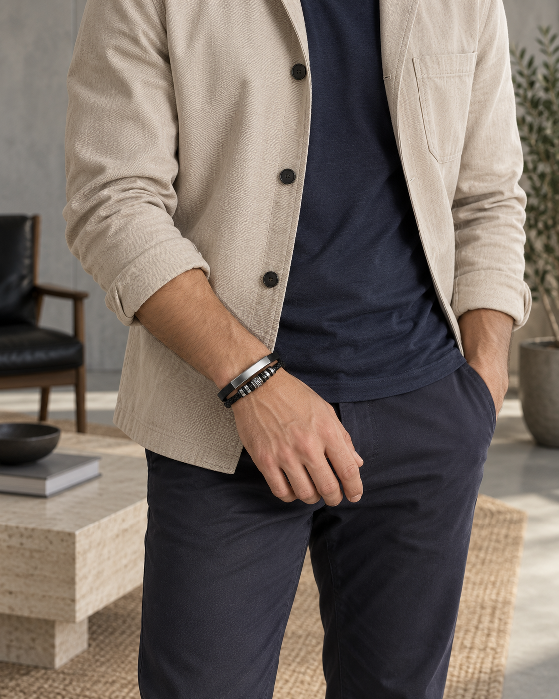 Scroll Panel Layer Bracelet — contextual scene