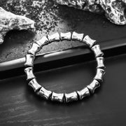 Sculpted Tube Bead Bracelet — product details