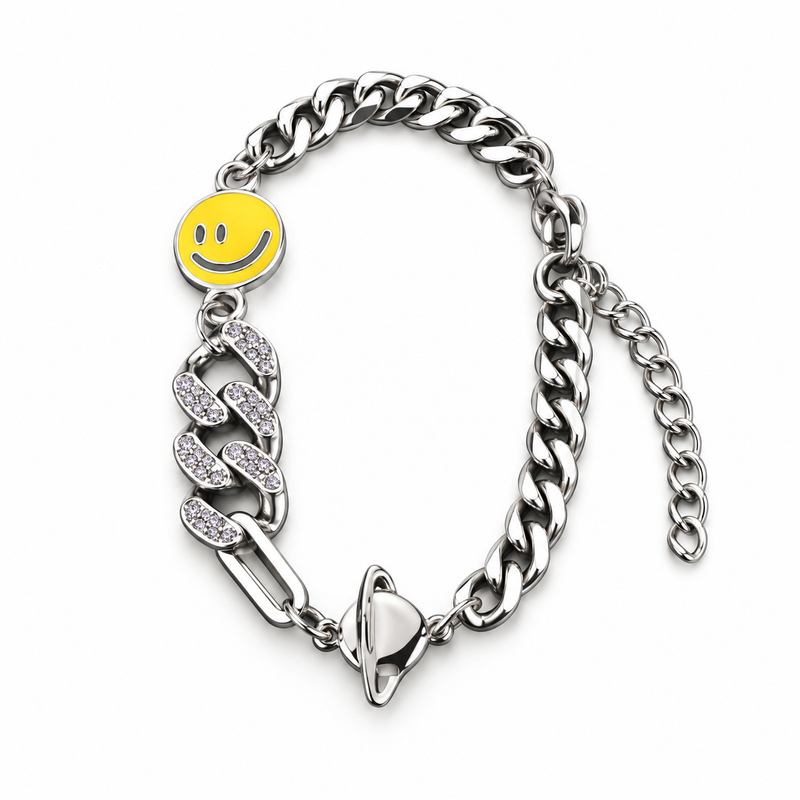 Smile Accent Chain Bracelet — product view