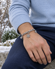 Snowflake Layer Bracelet — styling look one