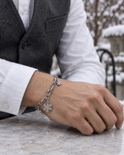 Snowflake Layer Bracelet — alternative styling