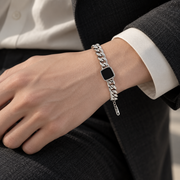 Square Detail Link Bracelet — tailored styling