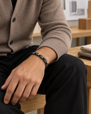 Stacked Square Bead Bracelet — alternative styling