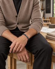 Stacked Square Bead Bracelet — contextual scene
