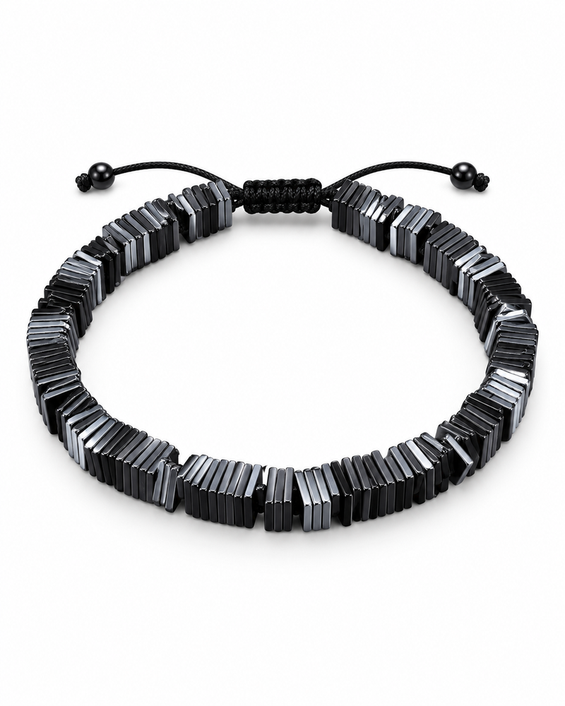 Stacked Square Bead Bracelet — product view